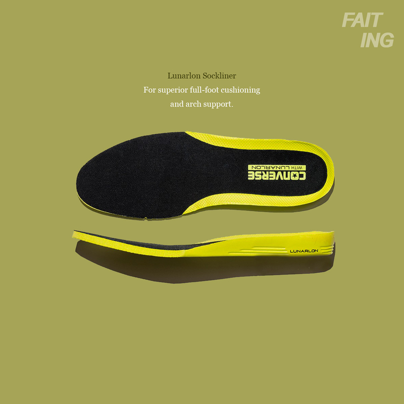 Converse Luna Insoles Suitable for 1970S Shell Toe, Dunk, Aj Sneakers, One Star, Cushioning and Height Increase
