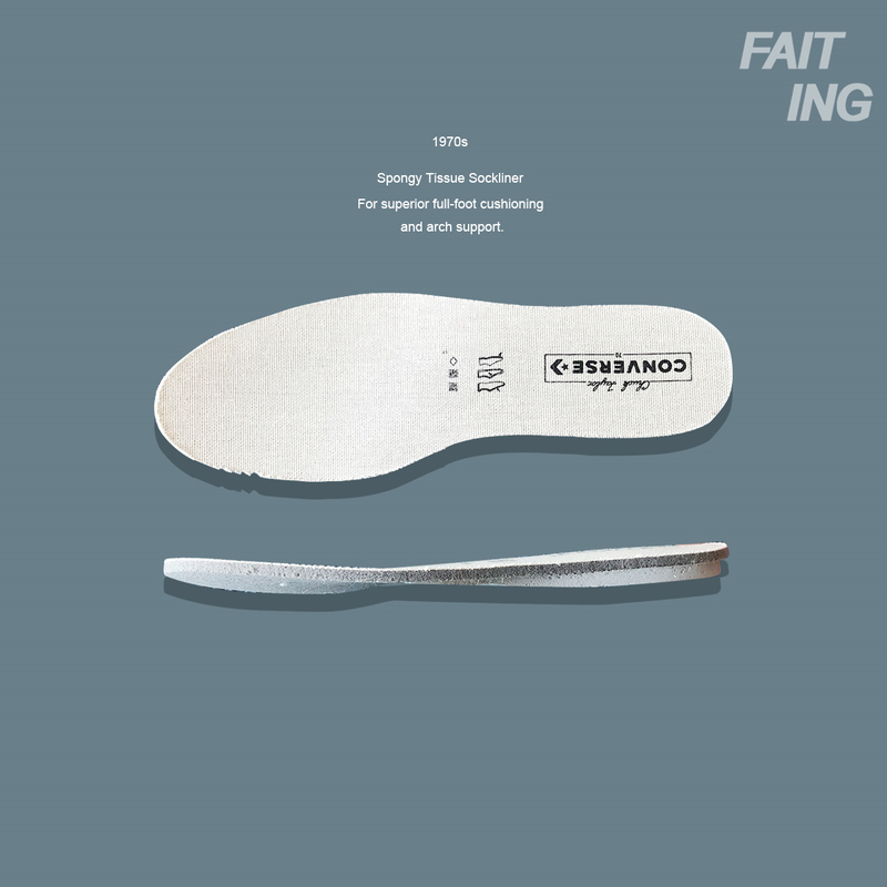 Converse Insoles Are Suitable for 1970S/One Star/All Star Canvas Shoes, Original Sponge Cushioning soft sole