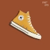 Converse 1970s giày vải nam cao cổ thấp và thấp cổ điển Samsung tiêu chuẩn 162054C giày thể thao nữ màu đen Plimsolls