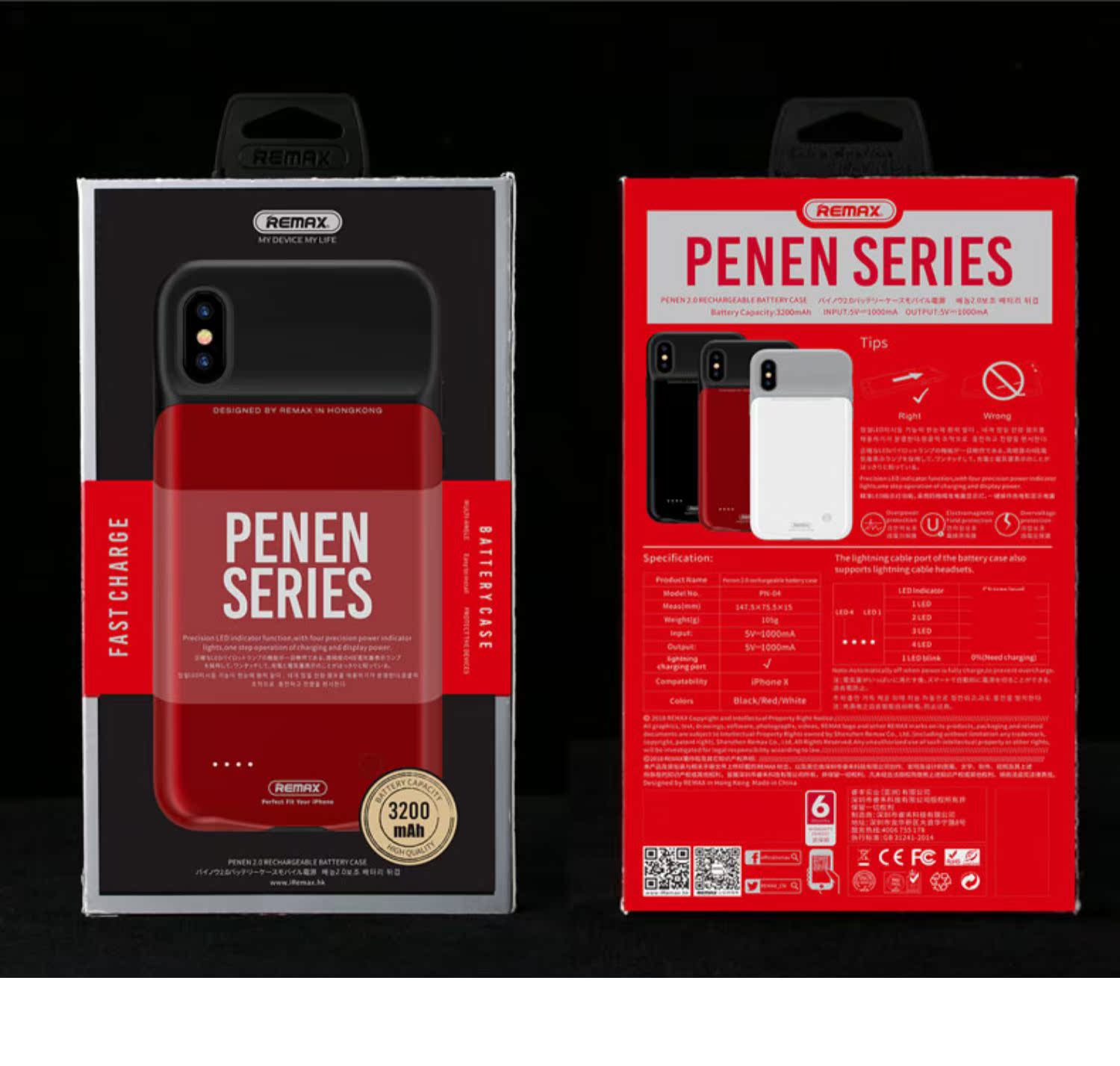 REMAX đôi năng lượng 2.0 iPhX / XS MAX / XR trở lại clip sạc điện túi bảo vệ cạnh mềm bảo vệ nguồn điện thoại di động hỗ trợ đồng thời kết nối cuộc gọi tai nghe, nghe bài hát - Ngân hàng điện thoại di động sạc dự phòng xiaomi gen 3