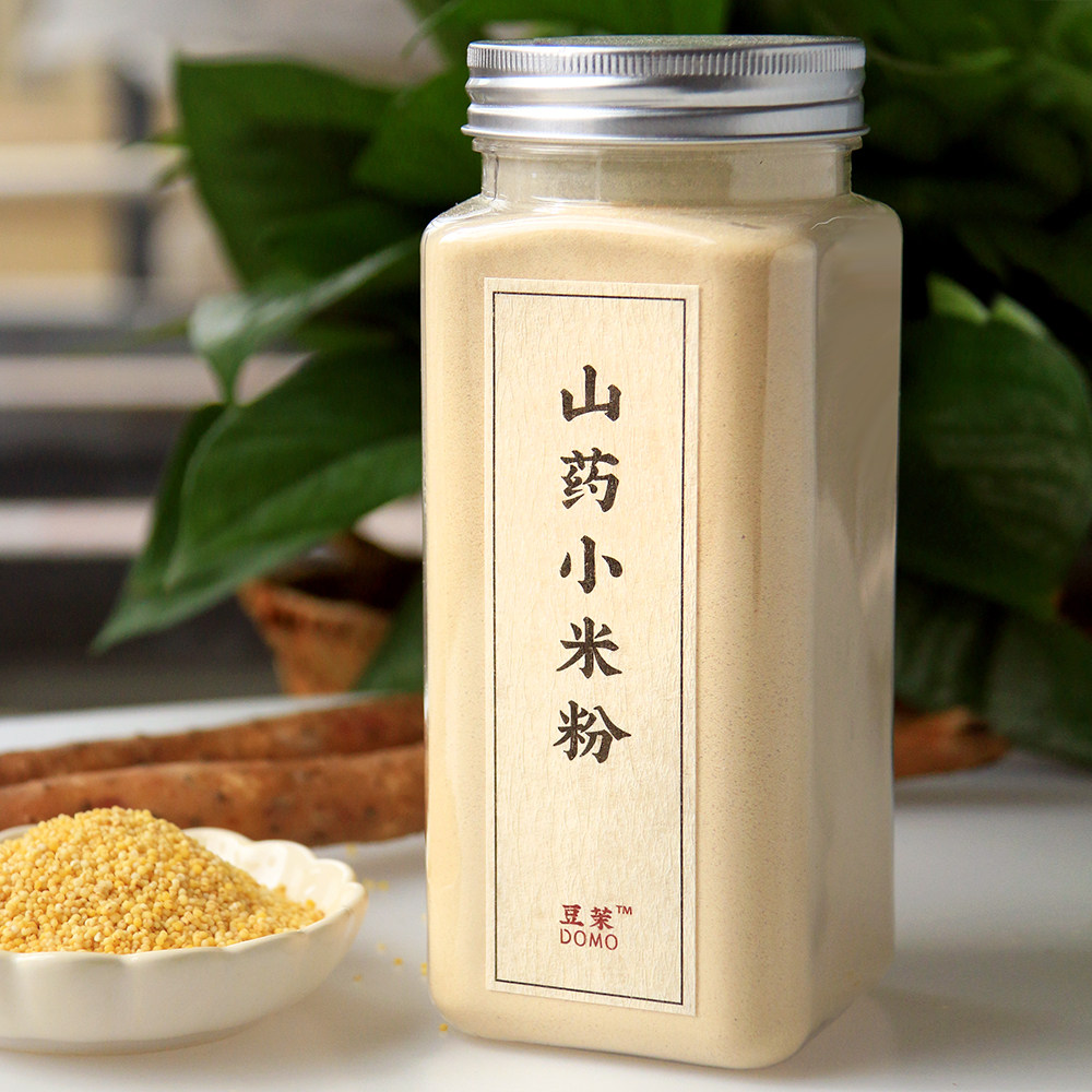 Iron bar Yam millet flour nourishing stomach fast food substitute nutrition children students conditioning spleen and stomach grain brewing beverage