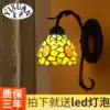 Yi Xuan European sunflower warm color pastoral wall lamp Mirror headlamp Bedroom bed headlamp Aisle Stairway corner light