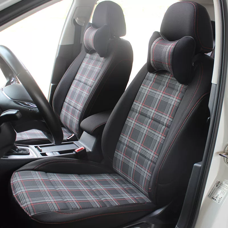 Обивка сиденья автомобиля Volkswagen Golf 7 6 Bora ID3 Lavida Polo Santana Jetta Fabric All-Season Full Surrounding