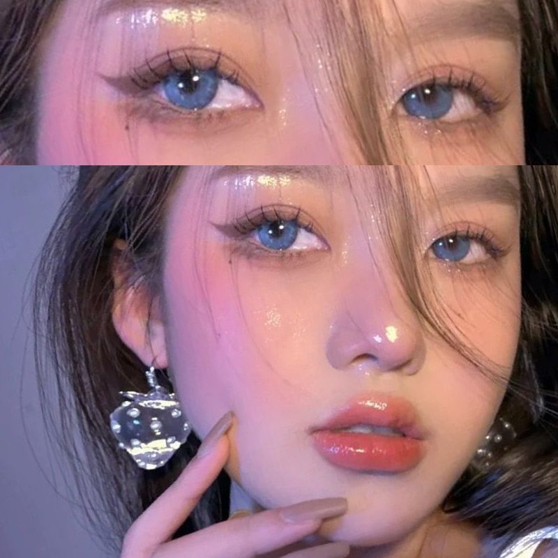 Sea Blue 14.0 Mm (Light As Sapphire Blue)sea area blue Beautiful pupil Annual throw female most Sun throwing Yes Half a year orangecaramel a mandarin orange caramel Kalev K