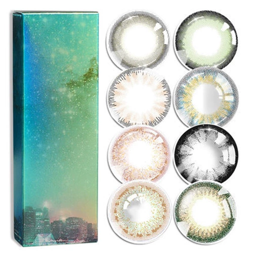 Дайте 500 мл ухода за жидкость 2 таблетки для европейских и американских контактных линз размер зрачка.