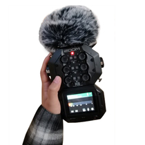 Suitable for ZOOM H8 portable recording pen windproof and noise reduction sweater microphone cover microphone fur cover