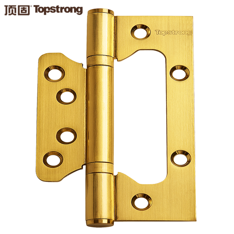 Top solid stainless steel mother-daughter hinge 4 inch 5 inch 3mm wooden door slot-free slotted butterfly hinge one piece price