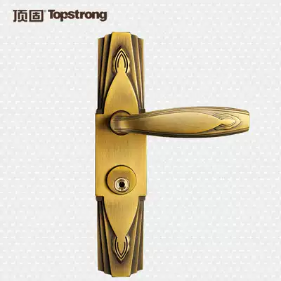 Top European door lock solid wood door two-piece lock indoor bedroom door lock zl880860 Pangu moving door lock