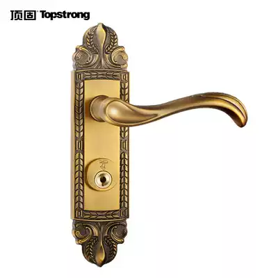 Top solid European luxury wood door lock bedroom door lock handle mechanical lock British series 9636