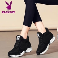 Playboy plus nhung ấm áp giày nữ 2018 mới mùa đông giày nữ cao cấp để giúp giày thể thao nữ giày cotton giày thể thao nữ converse cổ cao