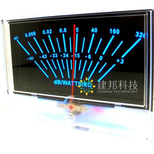 Taiwan-made high-precision power amplifier VU head pre-stage DB level meter DAC audio power sound pressure gauge with backlit P-134