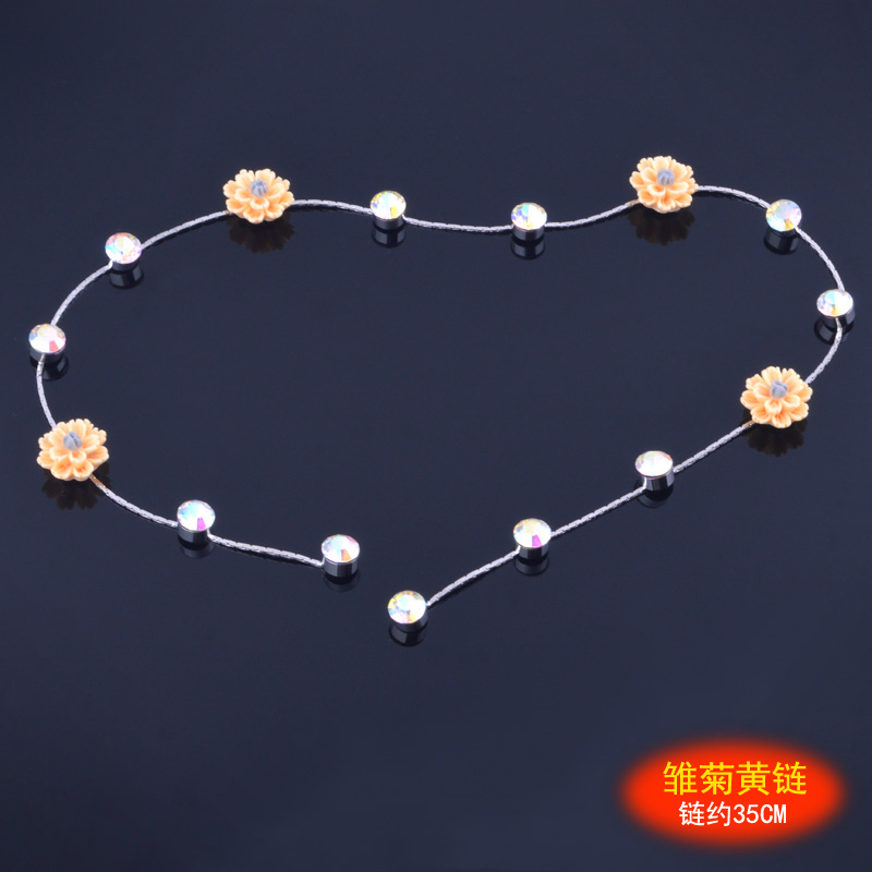 Hàn Quốc trẻ em chuỗi tóc cô gái người lớn hợp kim rhinestone đĩa tóc chuỗi phụ kiện tóc cô gái nhỏ công chúa chuỗi trang sức cài tóc cho bé gái