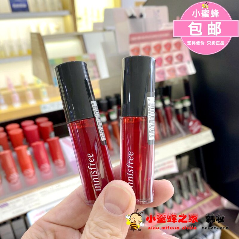 South Korean innisfree Innisfree ECO Natural Fruit Dyeing Lip Gloss Lip liquid Grease Water Dyeing Lip