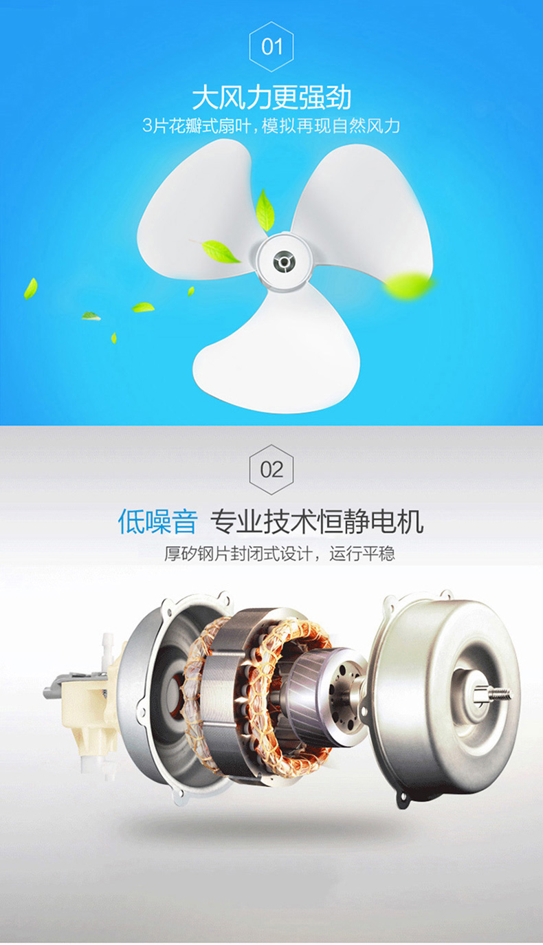Quạt trần Midea quạt trần ký túc xá quạt trần nhà quạt trần lắc đầu bàn nhà hàng trần - Quạt điện quạt trần phòng khách
