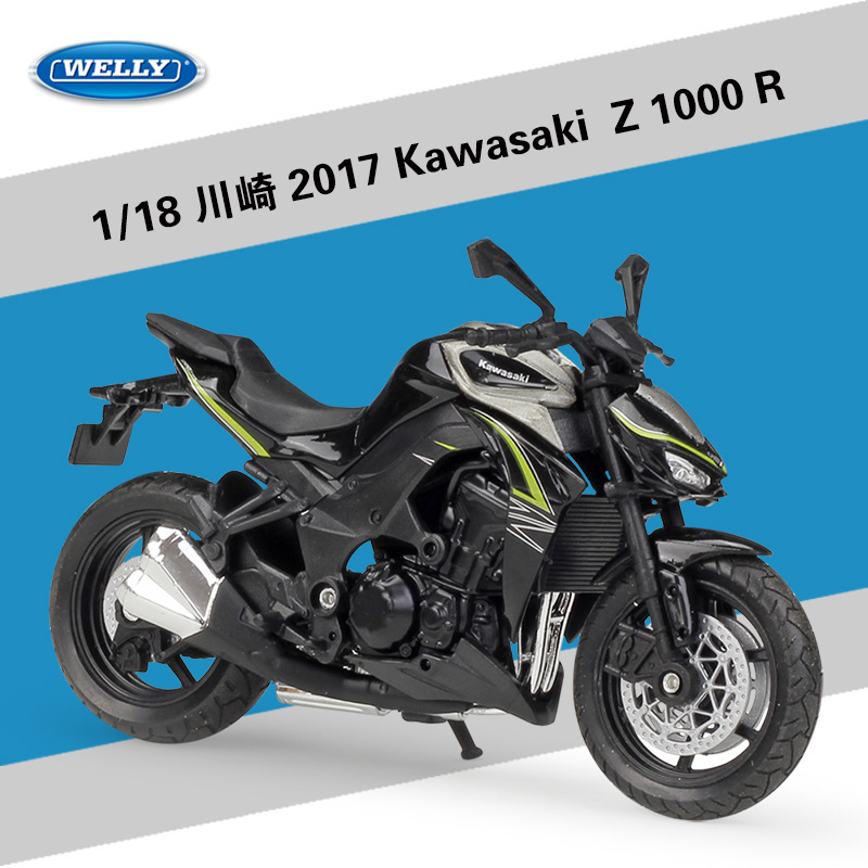 Welly1:18 Kawasaki 2017 Kawasaki Z1000R Street Bike Simulation Alloy Motorcycle Model Welly1:18 Kawasaki 2017 Kawasaki Z1000R Street Bike Simulation Alloy Motorcycle Model