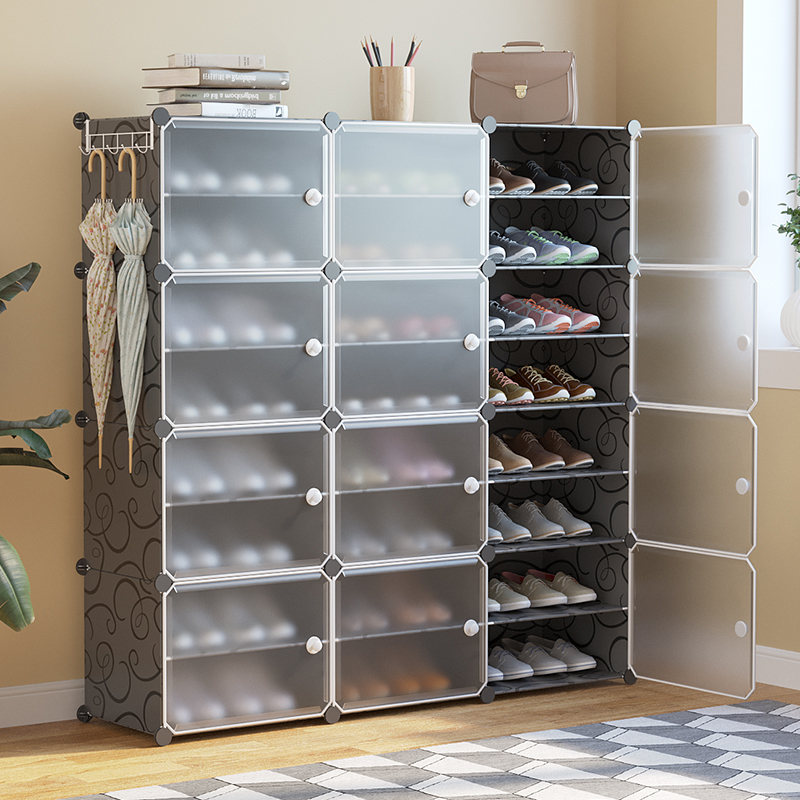 Shoe rack simple large-capacity door light luxury ultra-thin factory shoe cabinet home multi-layer dust-proof locker storage artifact