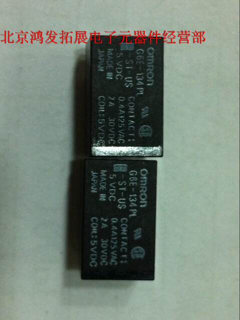 G6Ek-134P-Us-12Vdc Omron Relay 6-Pin 2A Two Sets of Latching 12V Original in Stock