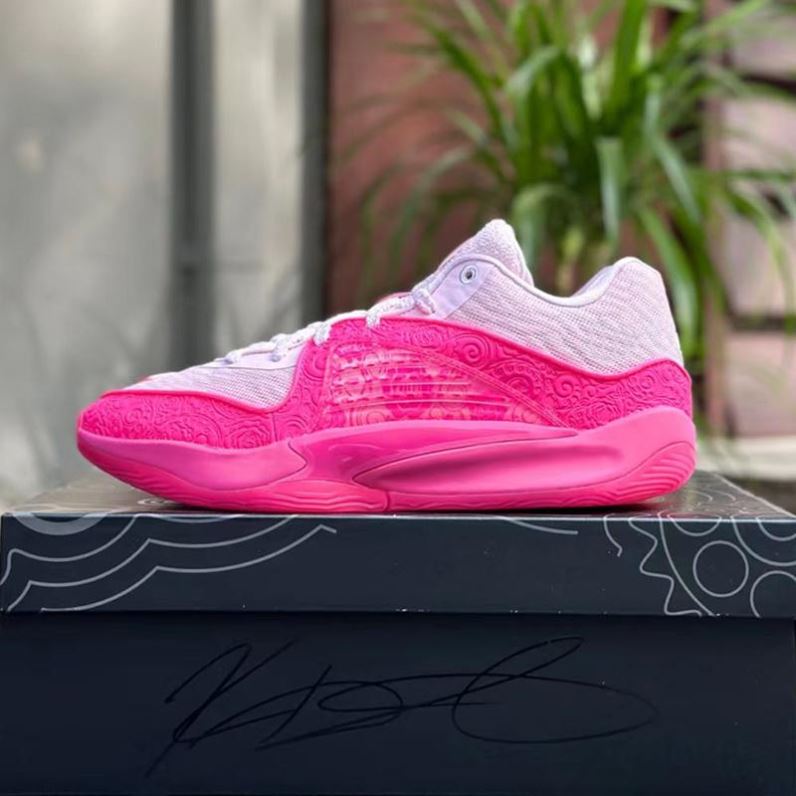 Durant 16Th Generation Men's Basketball Shoes Kd16 All-Star Air Cushion Sneakers Black Warrior Pink Black Purple Breast Pink Durant 16Th Generation Men's Basketball Shoes Kd16 All-Star Air Cushion Sneakers Black Warrior Pink Black Purple Breast Pink