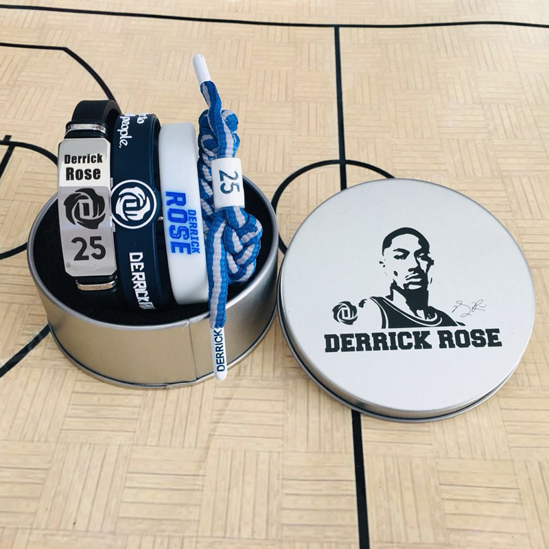 Forest Wolf Ross Bracelet Remembrance of the Rose nba Stars Hand Ring Derrick Ross Bracelet the Treasured Limited Edition