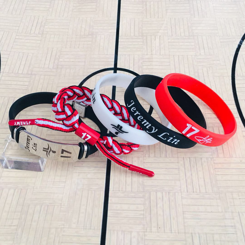 Jeremy Lin Bracelet Basketball Star Bracelet NBA Bracelet Luminous Limited Edition Celebrity Star Children's Basketball Bracelet Small