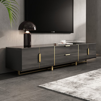 Van da Nordic light and luxurious modern minimalist baking lacquered rock plate TV cabinet Tea Table Composition Living Room New Designer Furniture