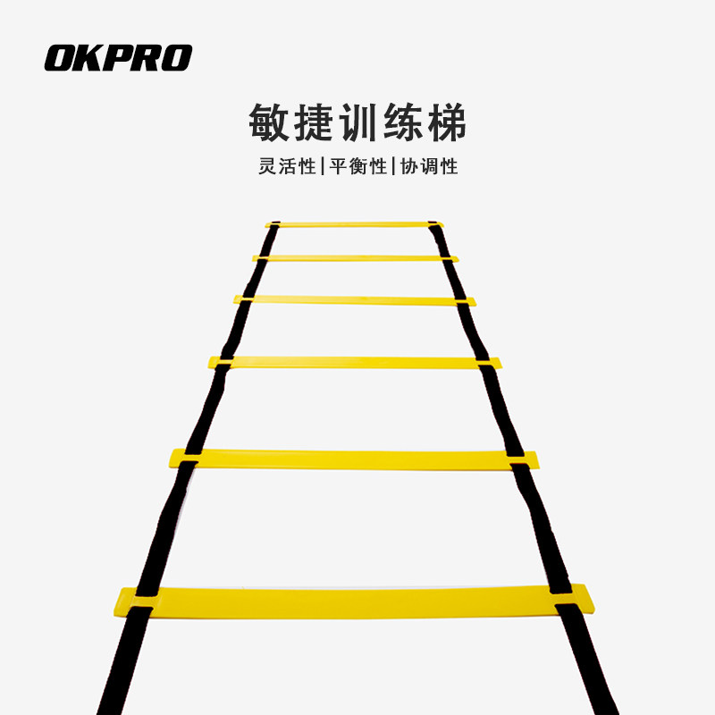 Agile ladder stationary energy ladder soft ladder rope ladder sensitive ladder speed echelon training ladder basketball training equipment