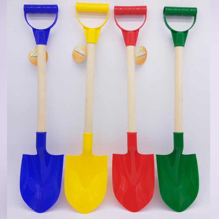 Large Number Children Beach Toys Plastic Shovels Nursery School Fun Snow Digging Sand Earth Playing Sand Tools Iron Shovel Shovel