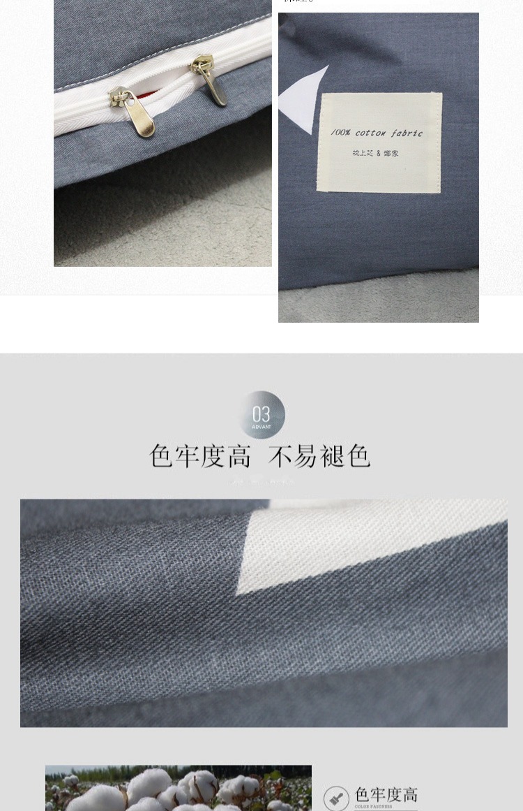 {} Zipper phần 1,2 triệu đôi bông gối 1,5 m 1,8 m gối dài 100% cotton áo gối - Gối trường hợp gối bầu