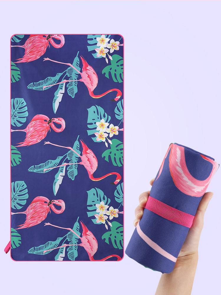 Swimming bath towel Adult absorbent towel Children's sports sweat towel Seaside beach towel Portable quick-drying bath towel equipment