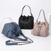 20 full sheepskin fashion mini bucket bag new wild personality hand-held leather womens bag shoulder messenger small bag