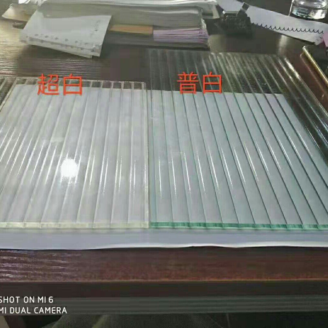 Water ripple ultra - white long Hong silver corrugated corrugated diamond Beijing Tempering can deliver door