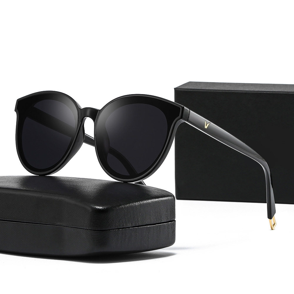 GM Anti-UV Sunglasses Men's and Women's Round Polarizing Sunglasses Small Face Skinny 2021 Korean V Brand Sunglasses