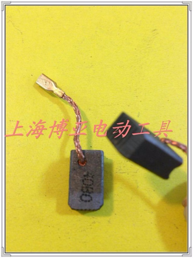 máy khoan tay Thượng Hải Keni Công cụ điện năng Máy mài góc Bộ phận gốc 9710 Bàn chải carbon Bàn chải đánh bóng máy cưa gỗ bàn