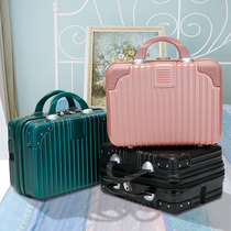 Suitcase female 14 inch cosmetic case 16 inch mini small suitcase boarding case net red same style portable travel case
