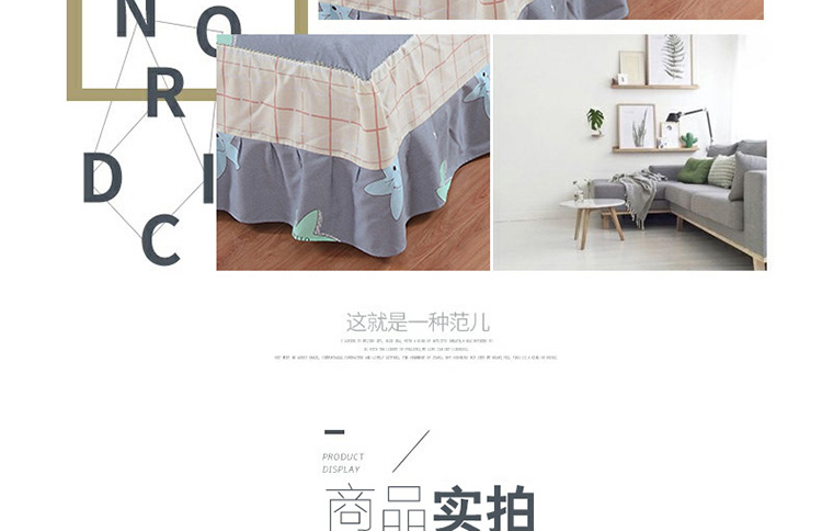 Custom-made bông giường váy một mảnh bông trải giường 1.0 * 1.2x1.35x1.5x1.8x1.9x2.0 * 2,2m mét - Váy Petti drap giường có viền
