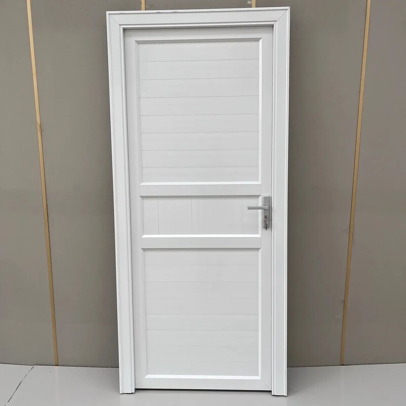 Household All-Aluminum Alloy Door, Flat Opening Door, Thickened, Durable, Corrosion-Resistant, Indoor Courtyard Door, Bathroom Door, Storage Room Door