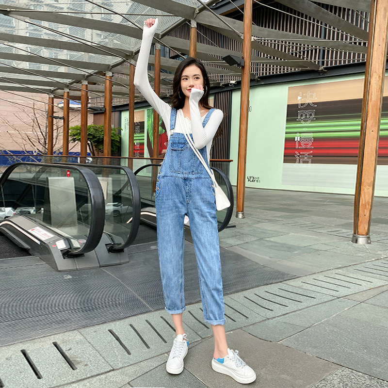 Age reduction high - waist jeans with pants in spring and autumn 2023 new loose Korean edition Xinxin - thin counter straight tube pants