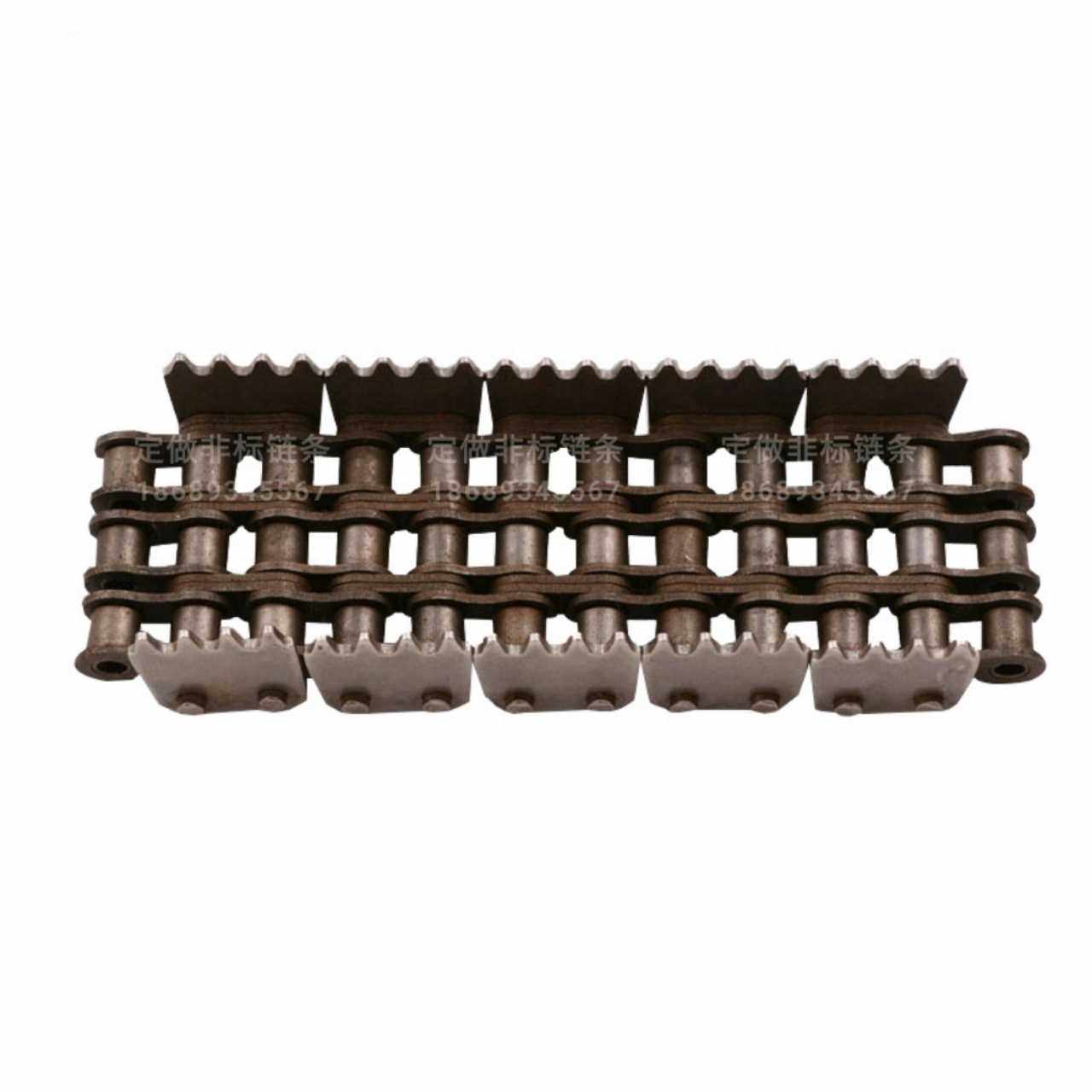 A large supply of 12A 16A spike bending plate transmission chain wood delivery chain