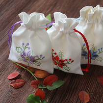 Dragon Boat Festival embroidery purse sachet sachet empty bag dried flower bag Christmas flower small gift bag bag bag bag bedroom