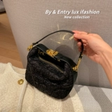 Изысканная маленькая небольшая сумка, ланч-бокс, банка для хранения, Гонконг, коллекция 2023, французский стиль, сумка для еды