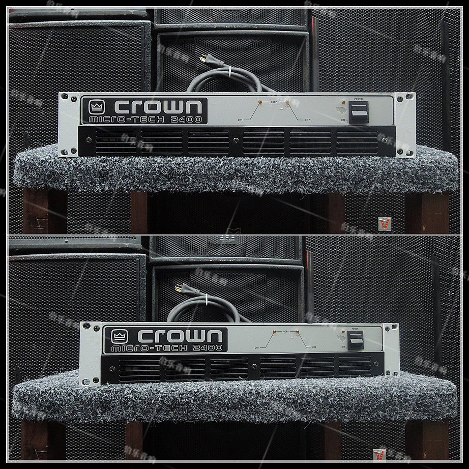 Original United States CROWN Crown MICRO-TECH2400 Second-hand Import Professional Hifi Stage Listening Power Amplifier