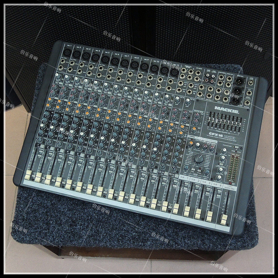 Original United States MACKIE Meech CFX16MKII Second-hand Import Professional Stage 16 Road Mixers