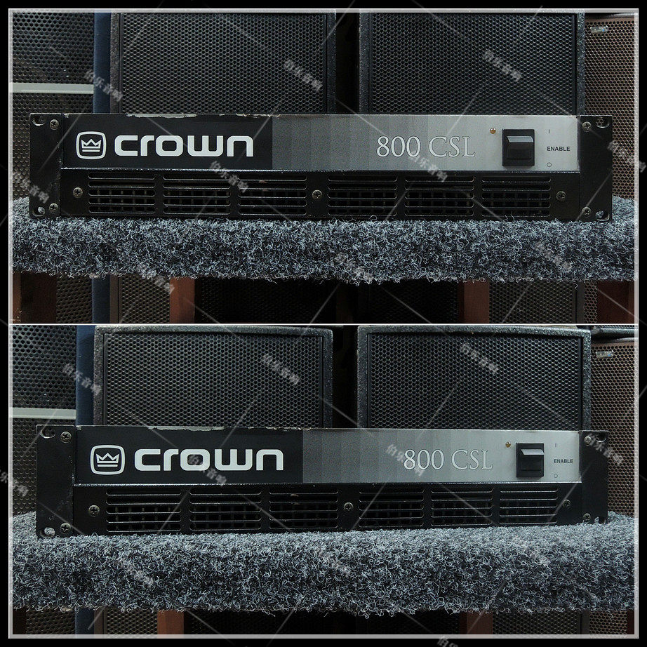Original American CROWN Crown 800CSL second-hand imported professional stage monitor hifi pure post-level power amplifier