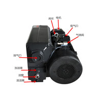 Single-grade spin-sheet vacuum pump 7 5KW electric pump XD302 series engraving vulcanising suction plastic machine for direct marketing with rotating sheet pump