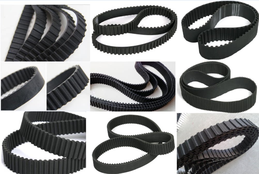 Rubber polyurethane timing belt Open belt Double-sided teeth MXL XL L H 3M 5M 8M 14M Conveyor belt