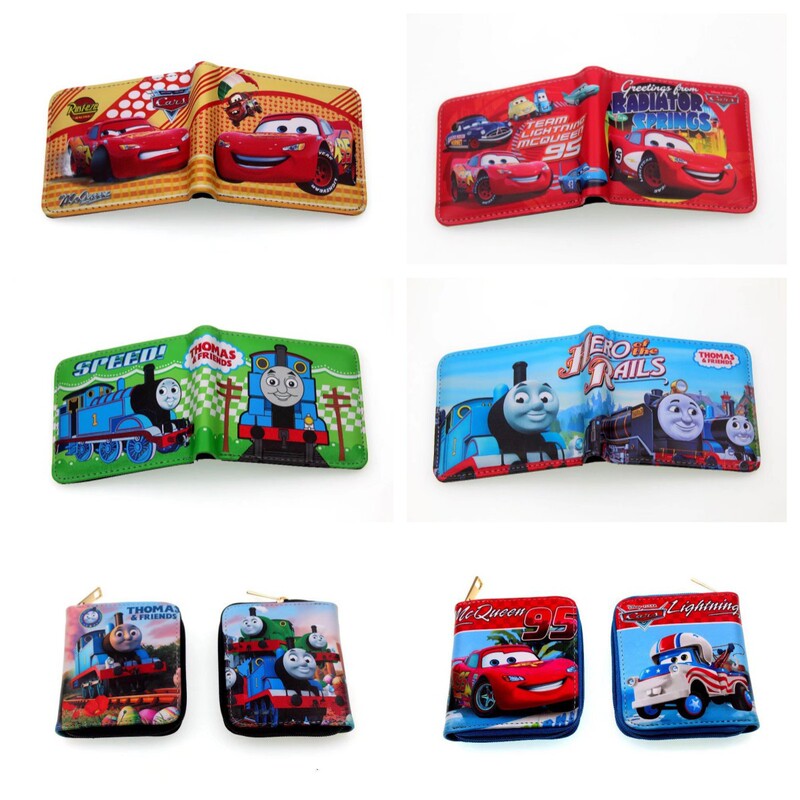 Cars Cartoon Animation Peripheral Small Car Student Unisex Coin Purse Student Card Holder Wallet Gift