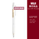 MUJI stationery press pencil 0.5mm transparent pen anti-fatigue student automatic pencil lead