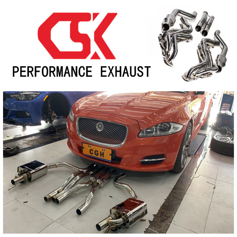 XF XFL 3 0T 5 0T upgrade retrofit CSK head section midtail section valve exhaust pipe roadster sound blow