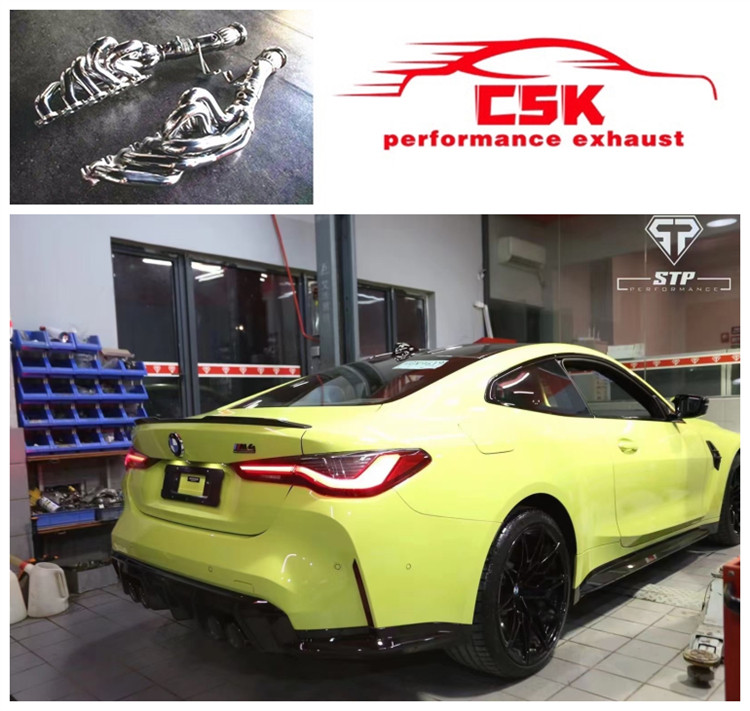 21 countries 6 BMW M3 M4 G80 G82 modified all segment of the head segment mid - tail valve exhaust pipe sound