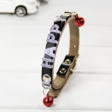 Маленькая собачья кожаная буква ошейник Dog Circle Dog Chain Change Pet воротник нея